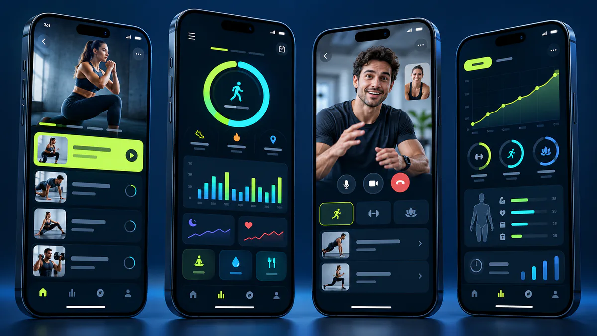 Fitness & Wellness Coaching App concept